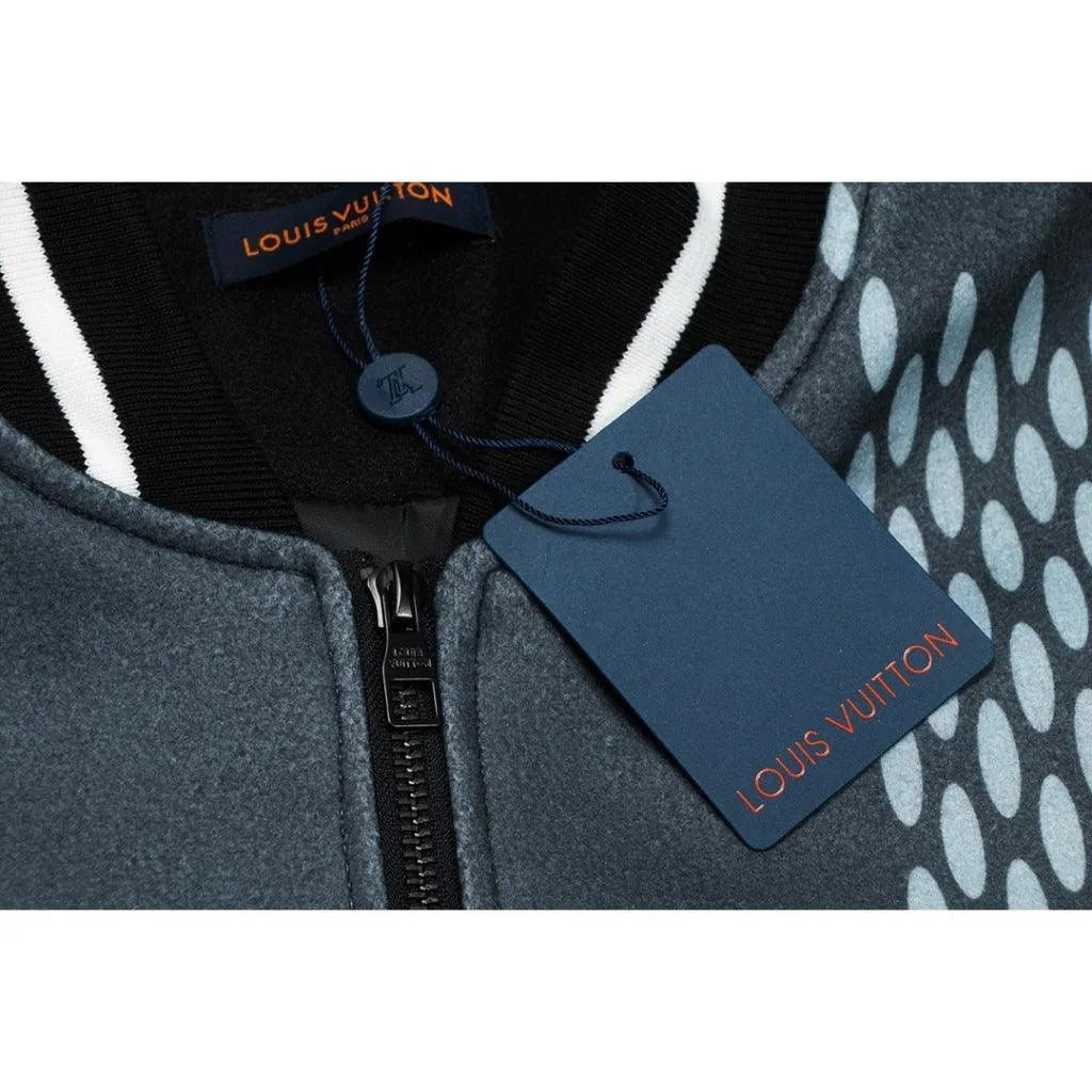 Louis Vuitton Square Blue Collegiate Jacket