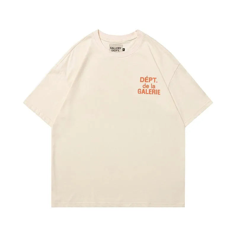 Gallery Dept. Beige Logobrand T-Shirt