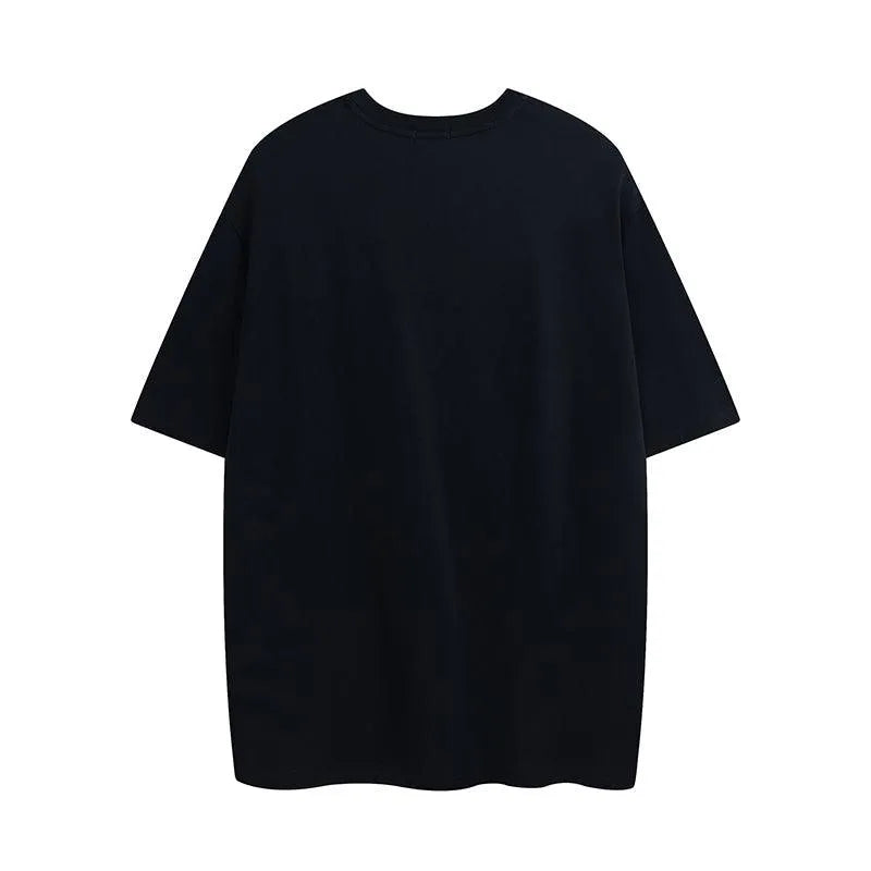 Celine Loose Logobrand Black T-Shirt