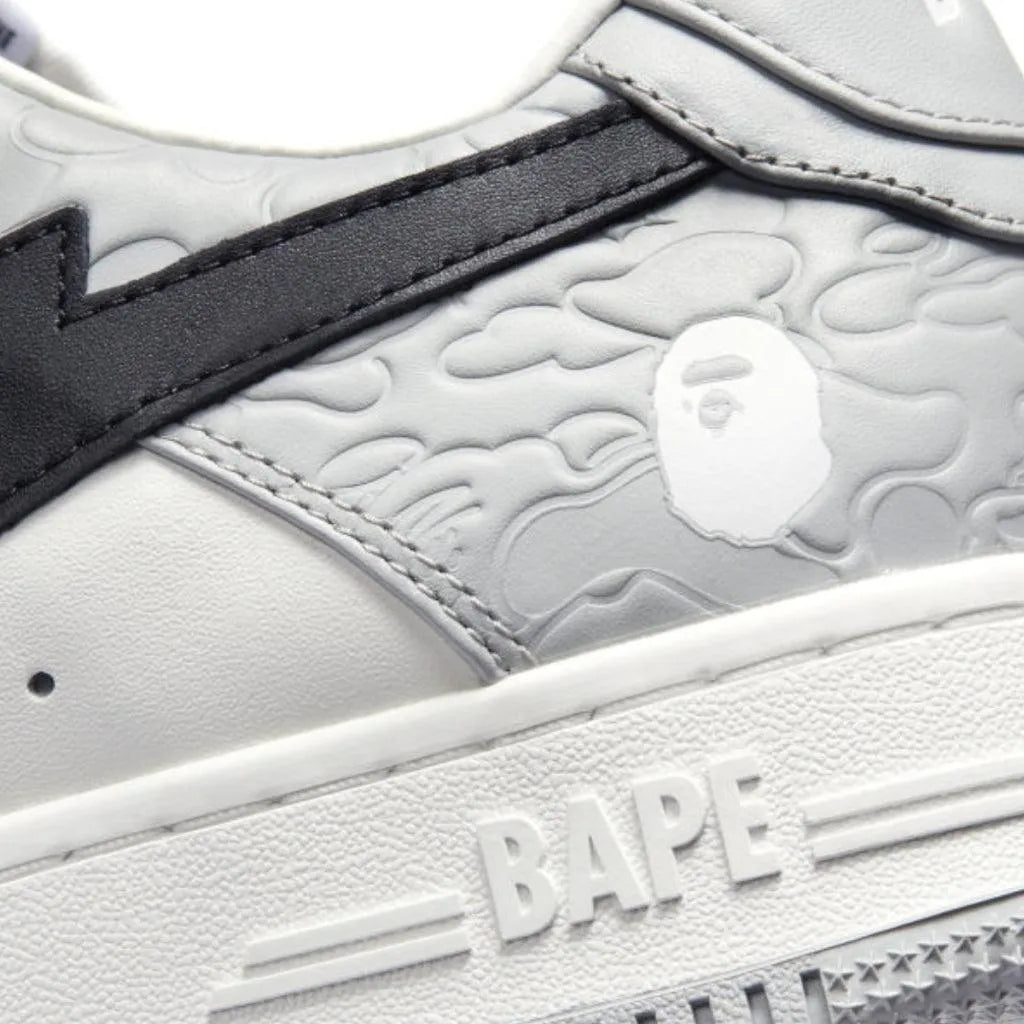 BAPE A Bathing Ape Sneaker Gray #01