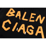 Balenciaga BB Logo Black Fleece Sweatshirt