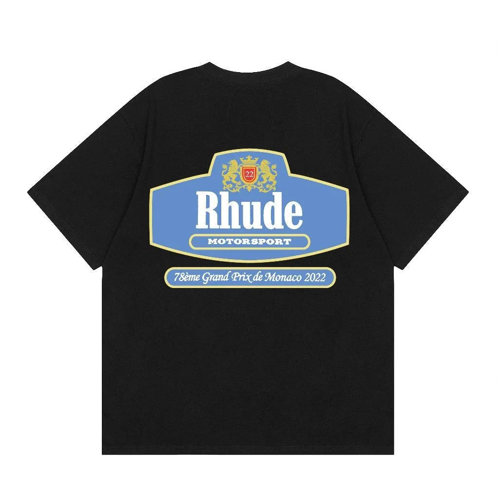 Rhude Hops Printed Cream T-shirt