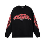 Balenciaga Logobrand Black Molton Sweatshirt