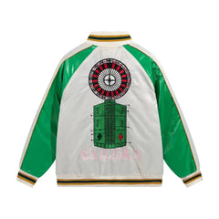 Rhude Exclusive Green Collegiate Jacket