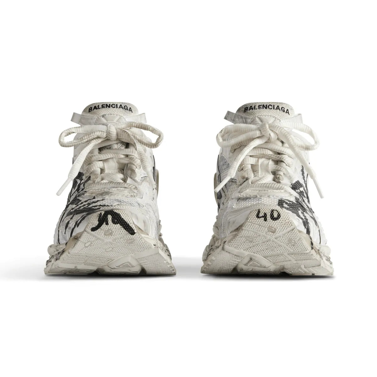 Balenciaga Runner Sneaker Graffiti White