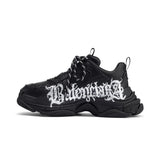 Balenciaga Triple S Sneaker DIY Metal Black