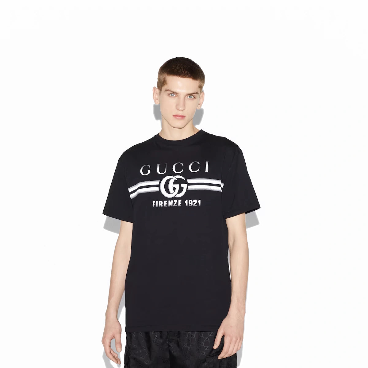 Gucci Cotton Jersey T-shirt With Gucci Print