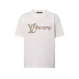 Louis Vuitton LV Vers Embellished Short-Sleeved T-Shirt