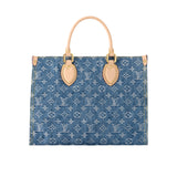 Louis Vuitton On The Go MM Blue