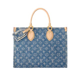 Louis Vuitton On The Go MM Blue