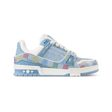 Louis Vuitton Trainer Sneaker Light Blue