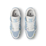 Louis Vuitton Trainer Sneaker Light Blue