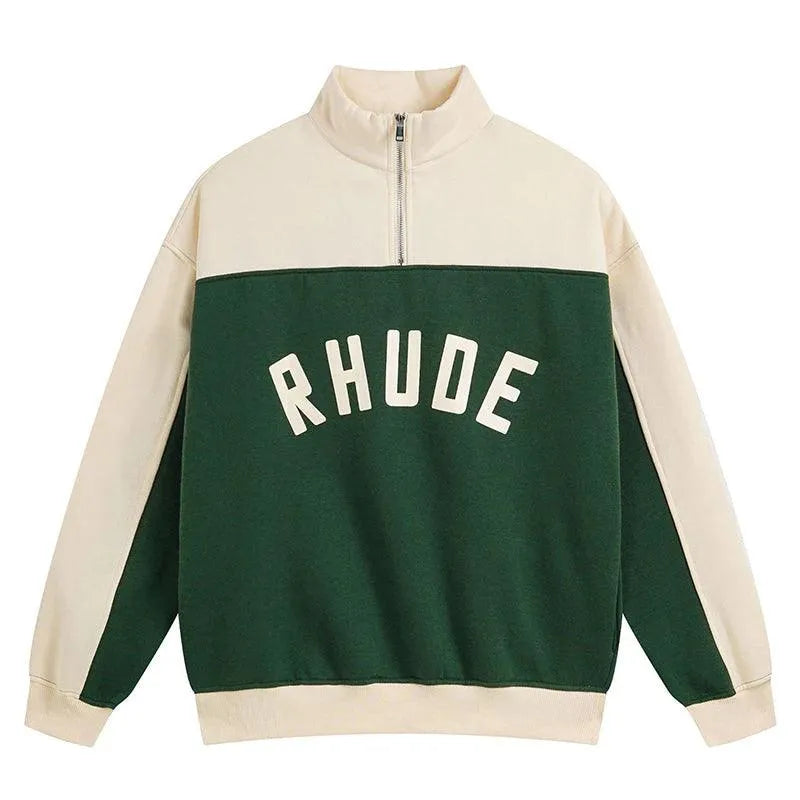 Rhude East Hampton Varsity Cotton Sweatshirt