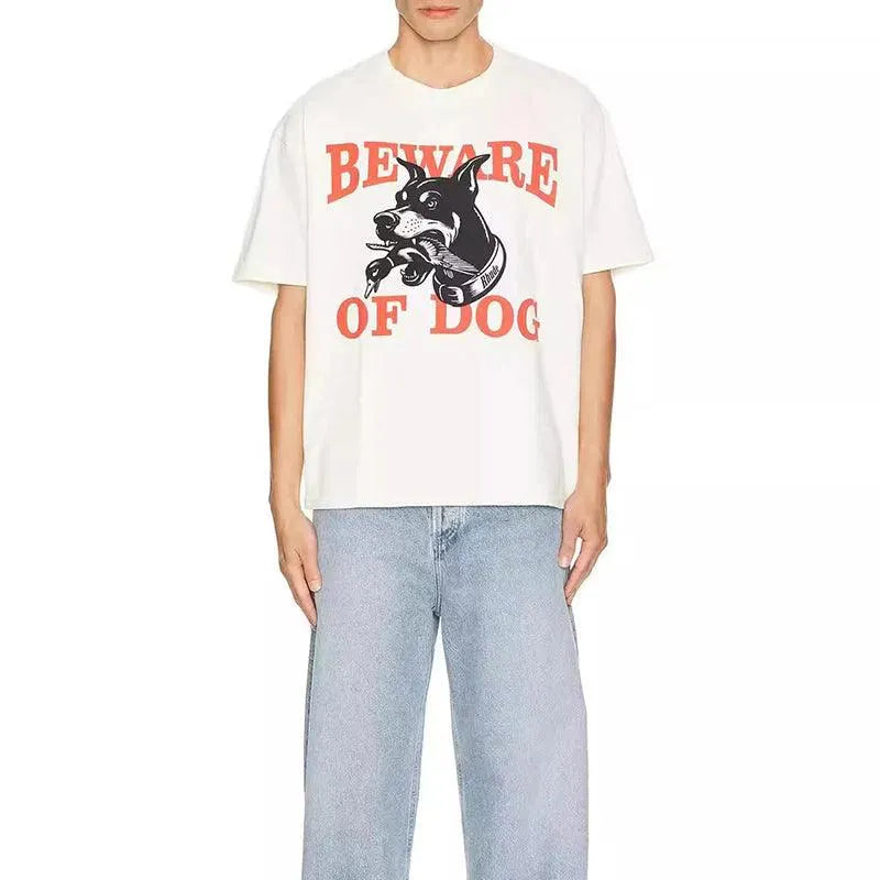 Rhude Beware of Dog Logo Tee