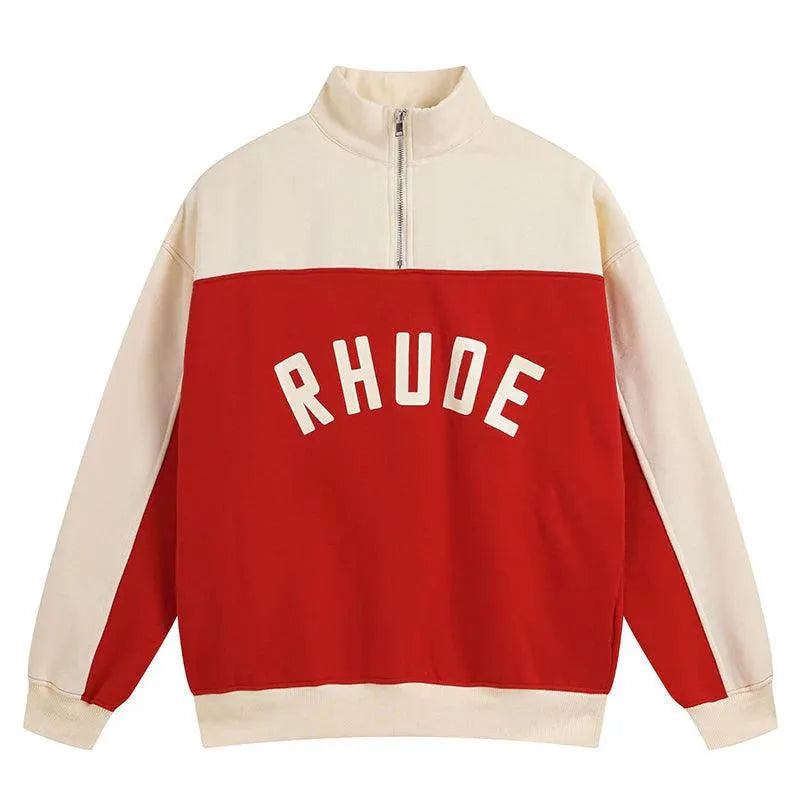 Rhude East Hampton Varsity Cotton Sweatshirt