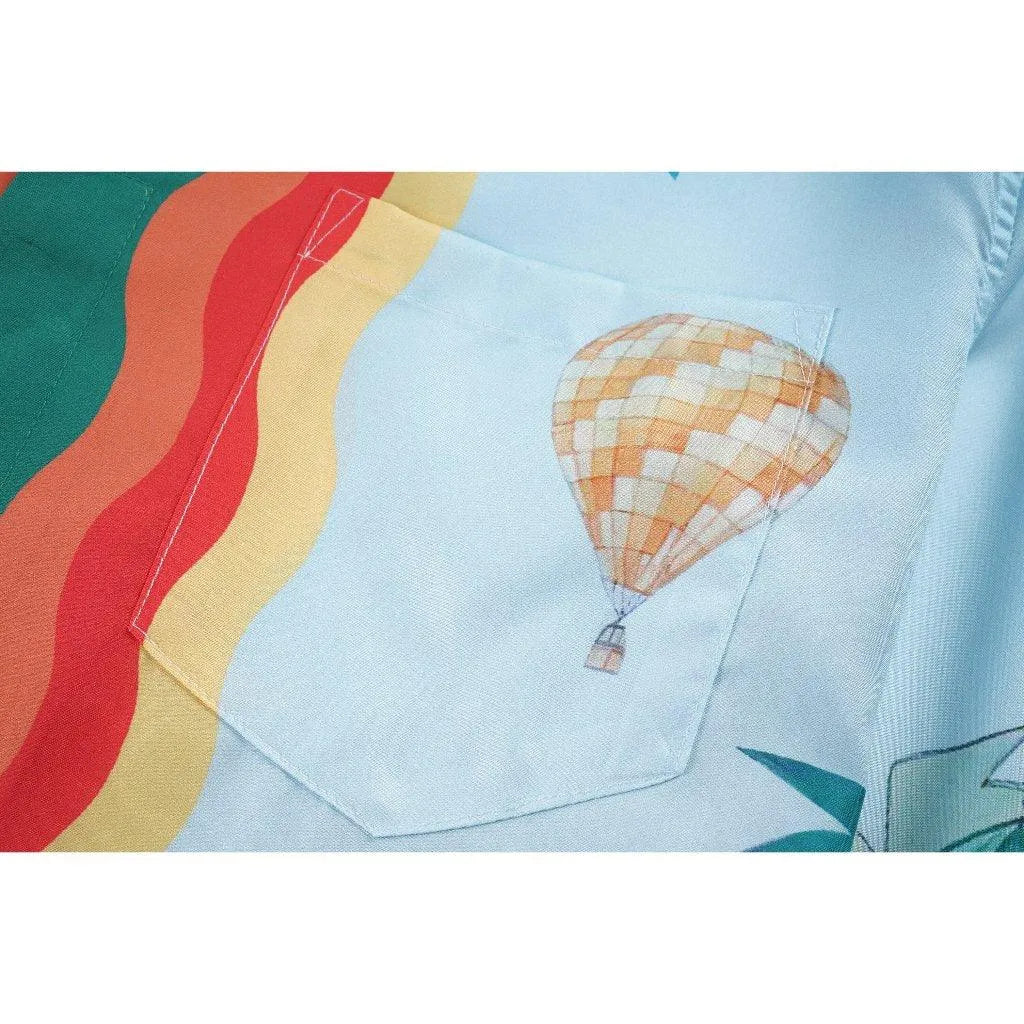 Casablanca Palm Spring Tennis Club Cuban Collab Silk Shirt