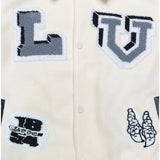 Louis Vuitton White Men's Collegiate Jacket