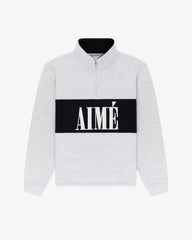 Aimé Leon Dore Quarter Zip Pullover 'Silver Mix'