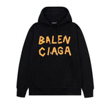 Balenciaga BB Logo Black Fleece Sweatshirt