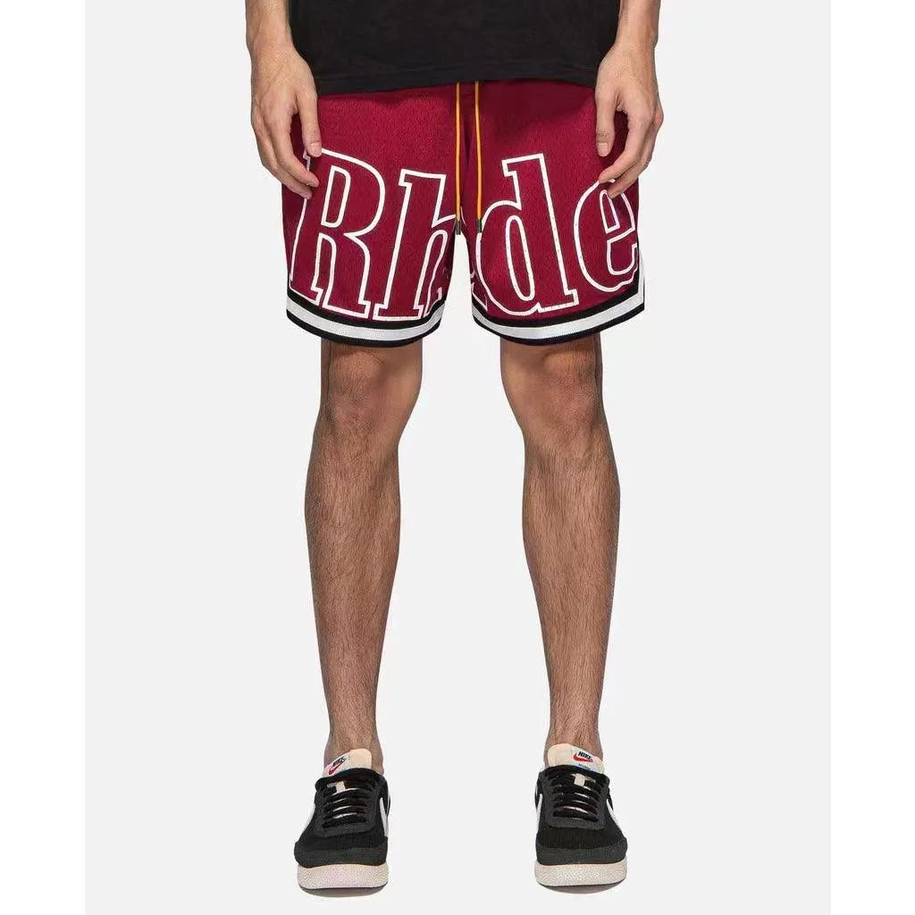 Rhude Logobrand Red Shorts