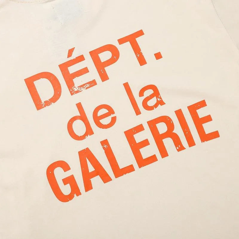 Gallery Dept. Beige Logobrand T-Shirt