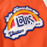 Louis Vuitton Rainbow Orange Collegiate Jacket