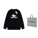 Balenciaga Layered Sports Round Oversized Sweatshirt