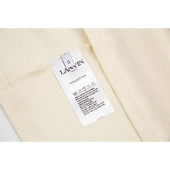 Lanvin Heart Logobrand White T-Shirt