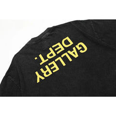 Gallery Dept. Black Logobrand T-Shirt