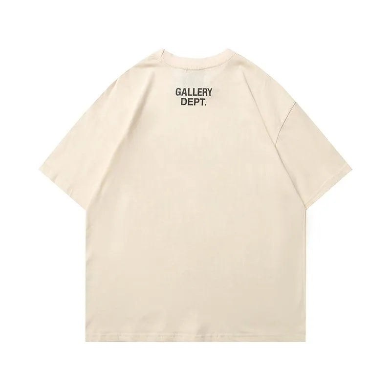 Gallery Dept. Don't Be Racist Beige T-Shirt