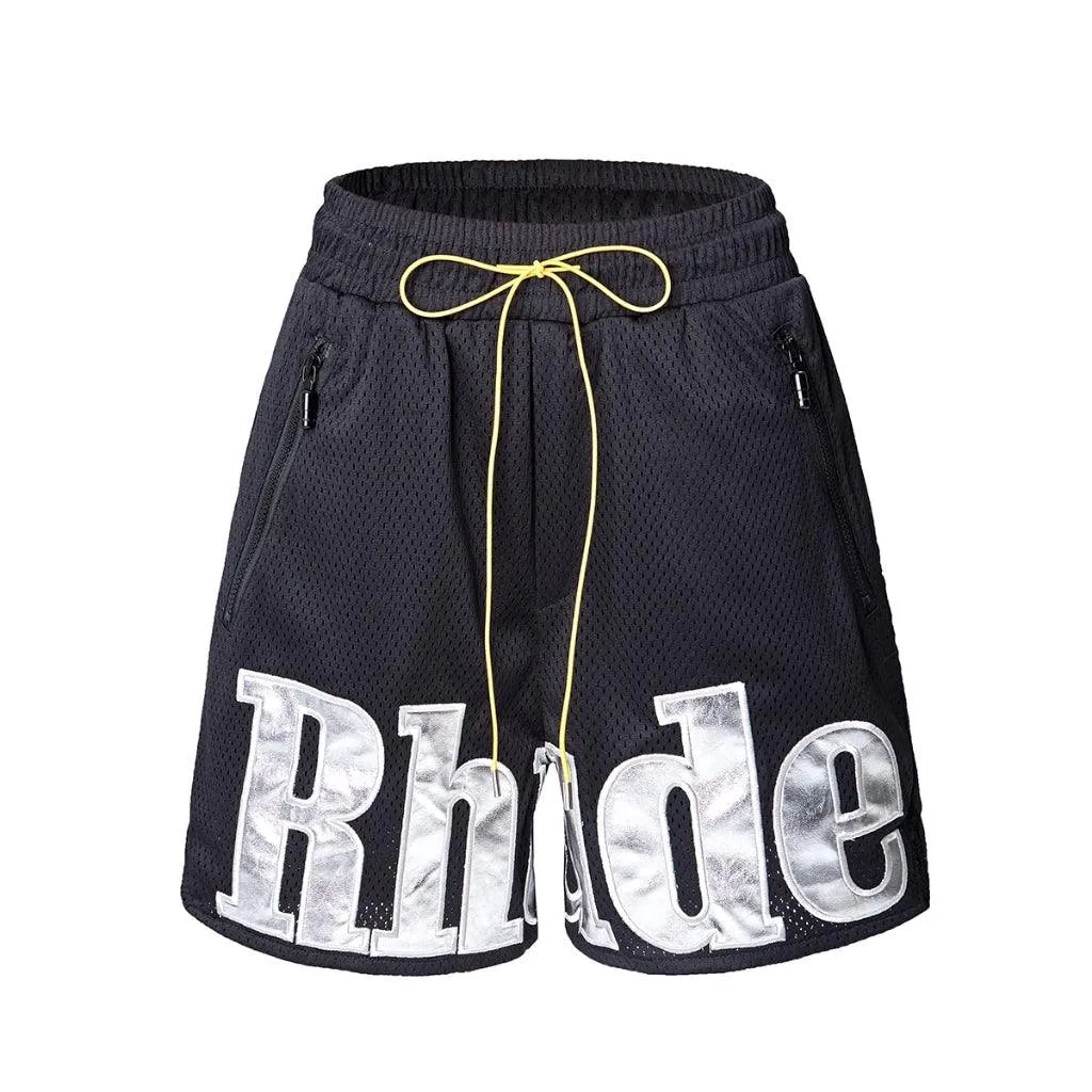 Rhude Logobrand Black Shorts