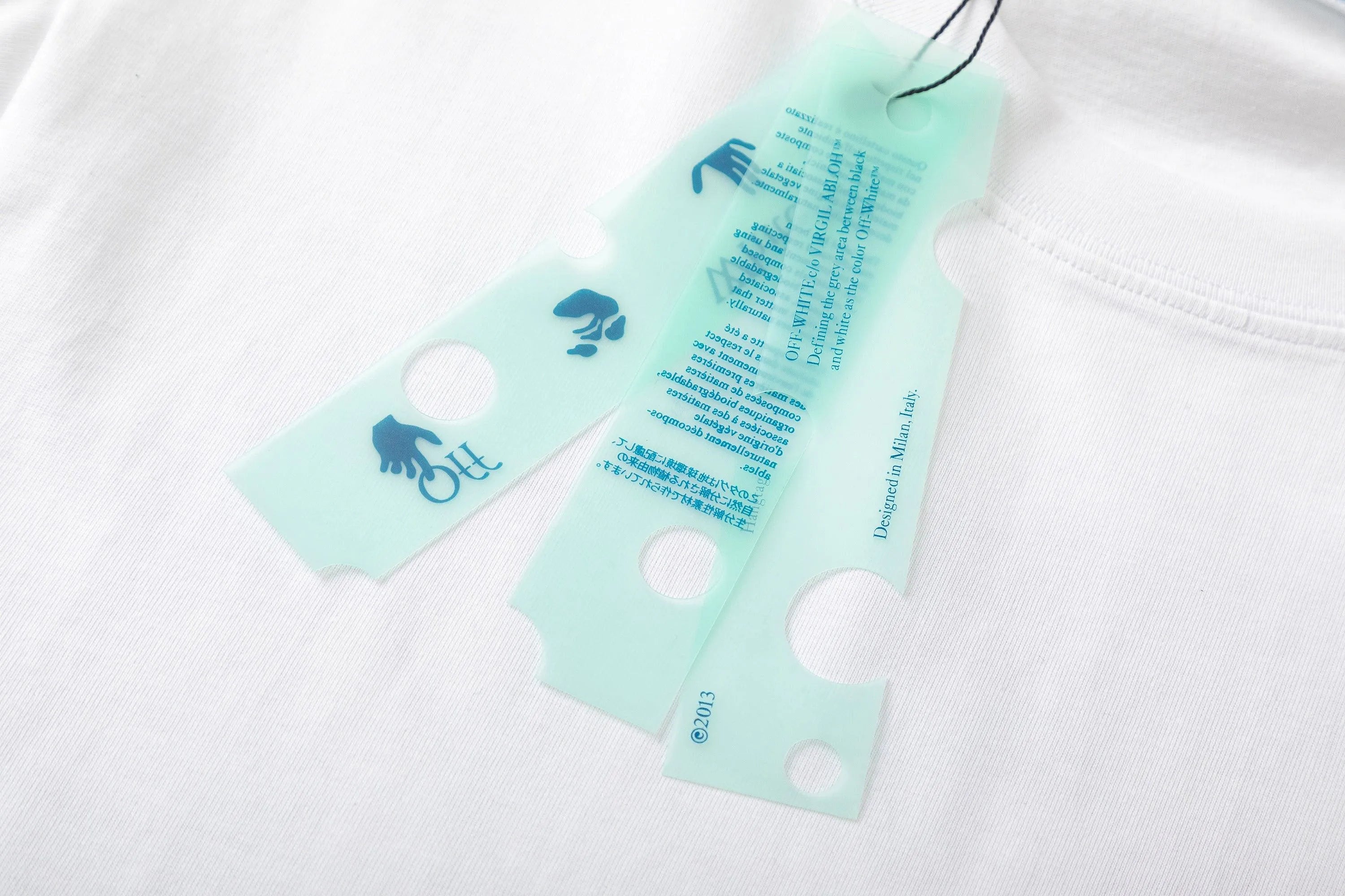 Off-White Blue Marker S/S Over Tee