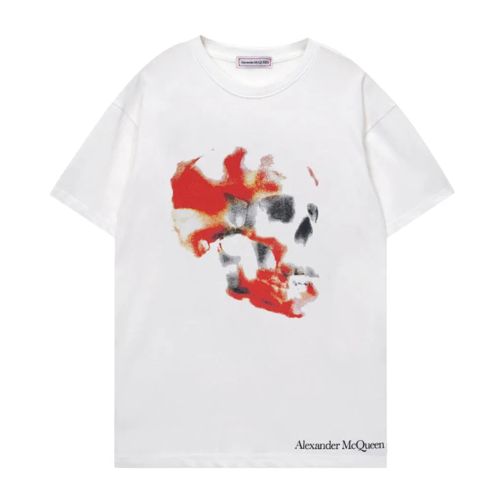 Alexander McQueen T-shirt: Obscured Skull Black