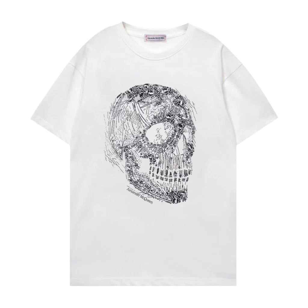 Alexander McQueen T-Shirt Crystal Skull Black