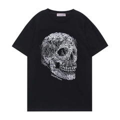 Alexander McQueen T-Shirt Crystal Skull Black