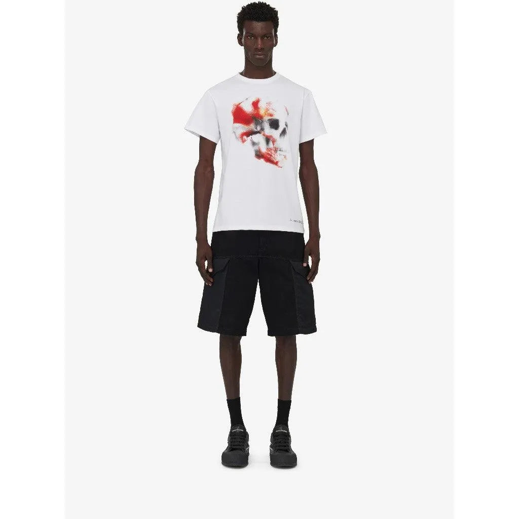 Alexander McQueen T-shirt: Obscured Skull Black