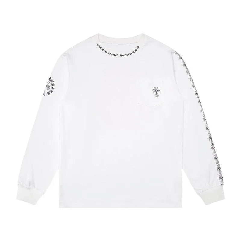 Chrome Heart Printed Long Sleeves T-Shirt