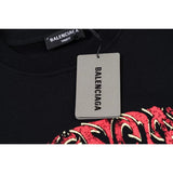 Balenciaga Logobrand Black Molton Sweatshirt