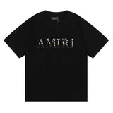 Amiri Leopard Logobrand Printed Tee