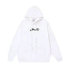 Off-White Black Paint Arrow Hoodie