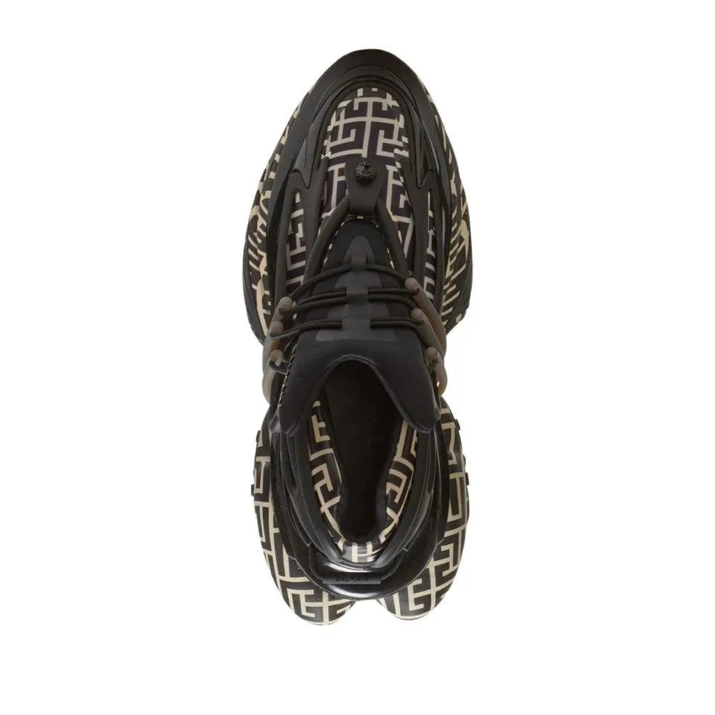 Balmain Chunky Unicorn Sneaker Black Squared