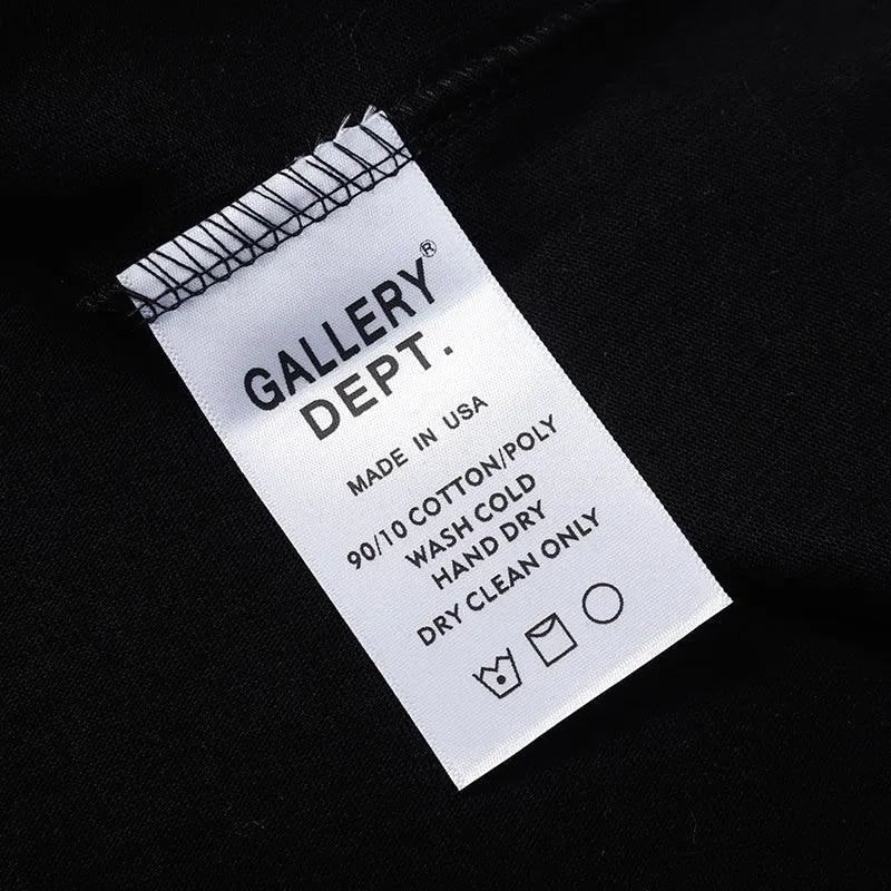 Gallery Dept. Black Logobrand T-Shirt