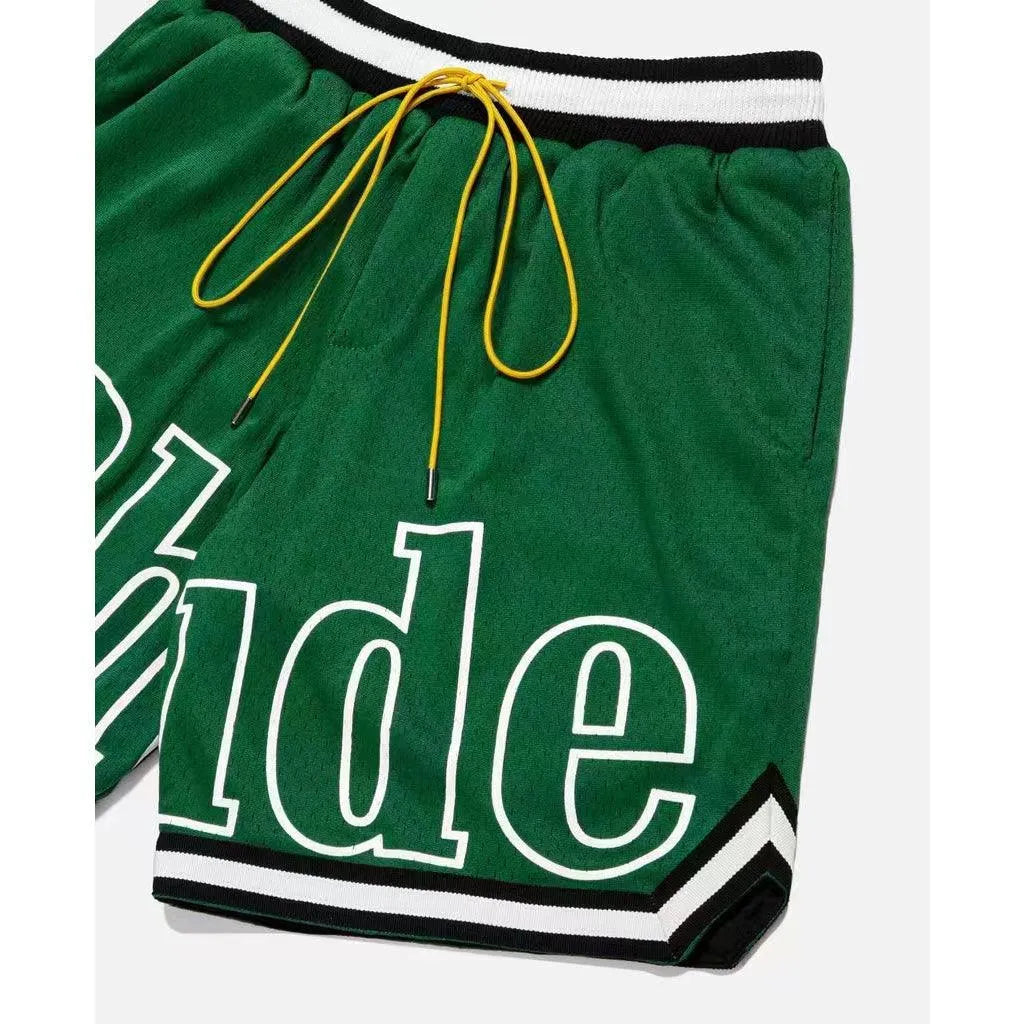 Rhude Logobrand Green Shorts