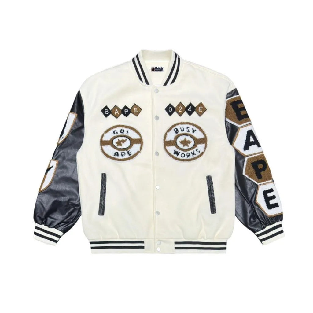 BAPE A Bathing Ape Collegiate Jacket