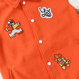 Louis Vuitton Rainbow Orange Collegiate Jacket