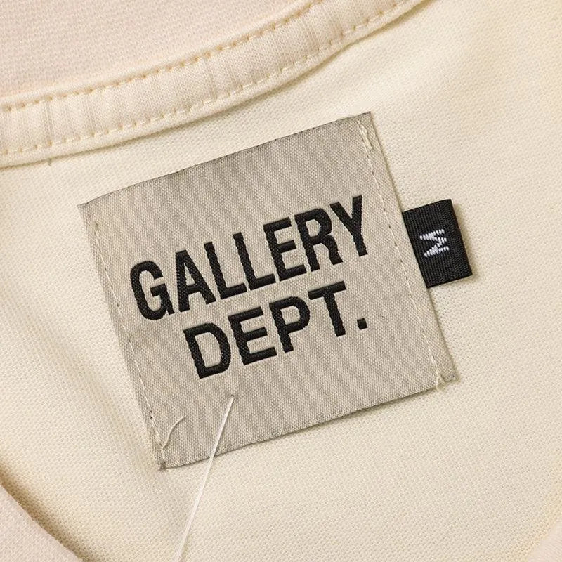 Gallery Dept. Beige Logobrand T-Shirt