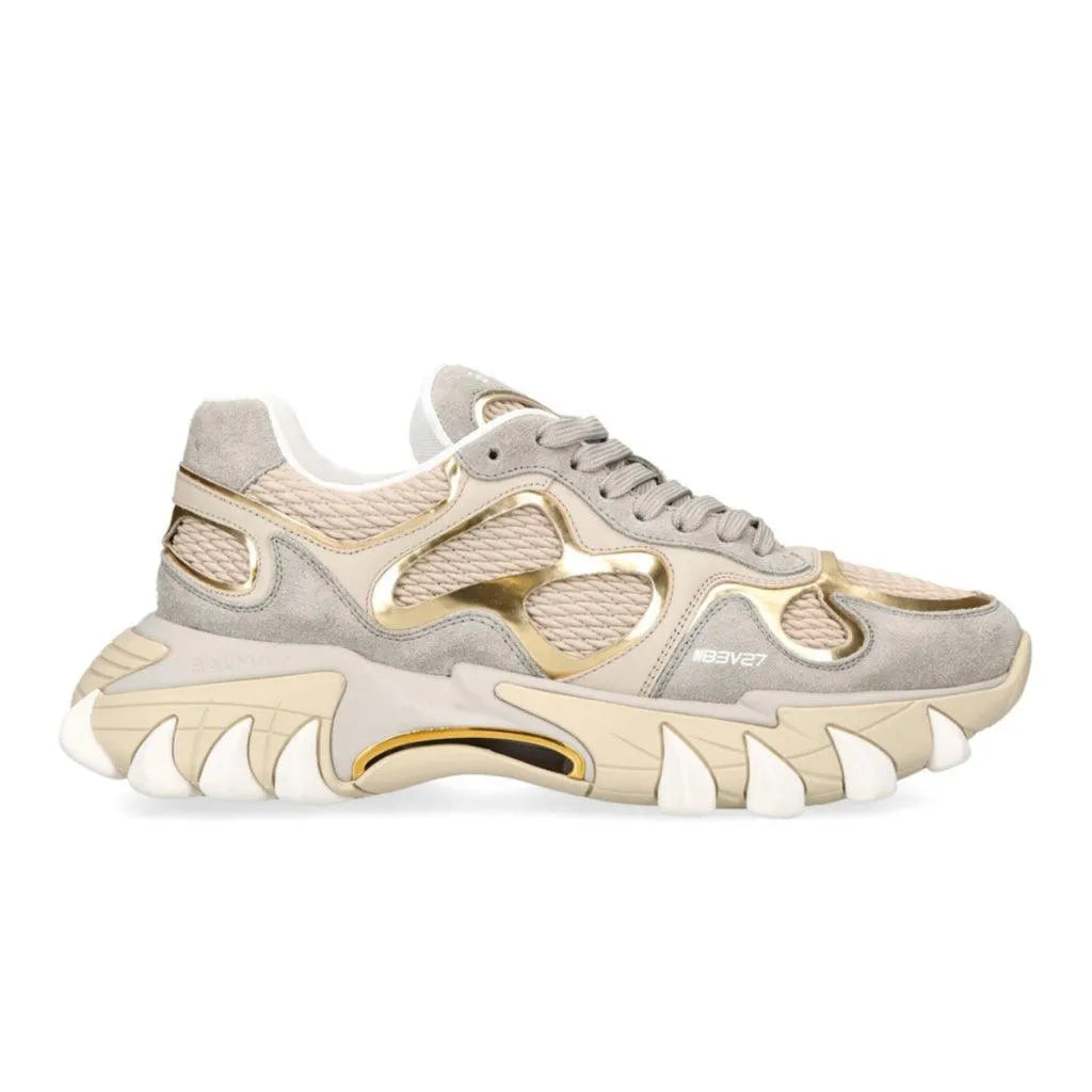 Balmain B-East Sneaker Low Gold Beige