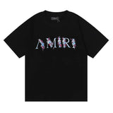 Amiri Floral Logobrand Print Tee