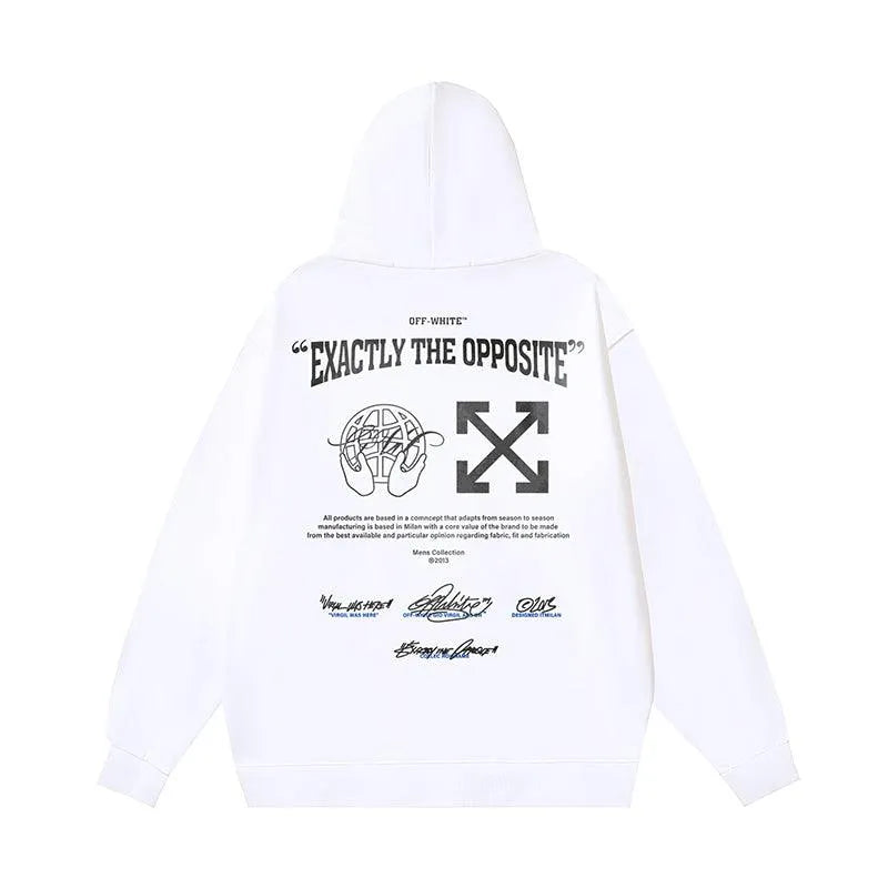 Off-White Boxy Hoodie Exact Opposite