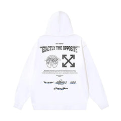 Off-White Boxy Hoodie Exact Opposite